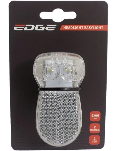 Koplamp Edge Easylight - 2 leds - inclusief batterij (op kaart)