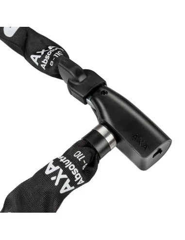Kettingslot Axa Absolute ART2 - 9-110 met polyester hoes - zwart