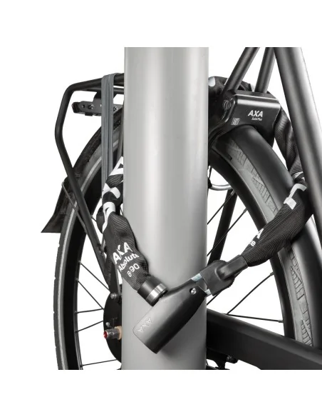 Kettingslot Axa Absolute ART2 - 9-110 met polyester hoes - zwart