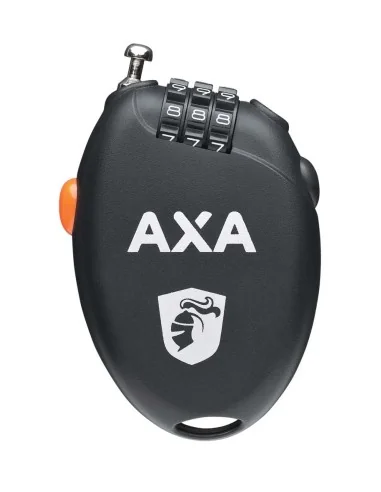 Kabelslot Axa Roll 75/1.6 - zwart