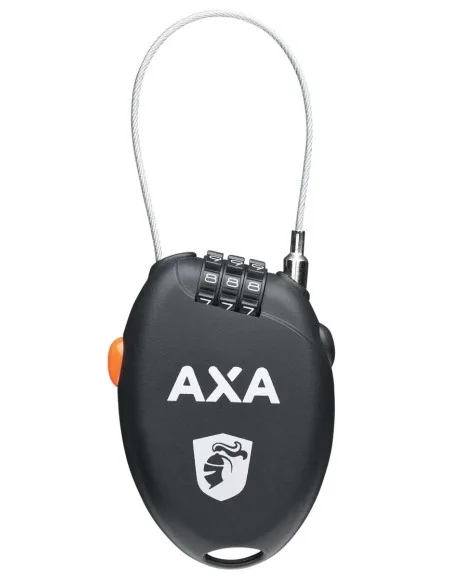 Kabelslot Axa Roll 75/1.6 - zwart