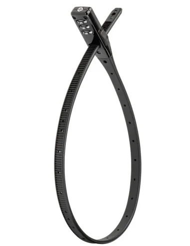 Zipper slot Axa 53cm/10mm - zwart