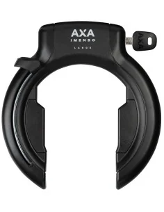 Ringslot Axa Imenso Large Retractable - zwart