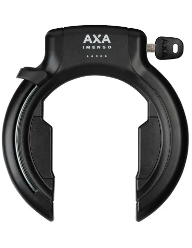 Ringslot Axa Imenso Large Retractable - zwart