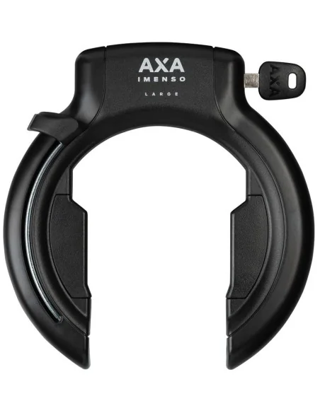 Ringslot Axa Imenso Large Retractable - zwart