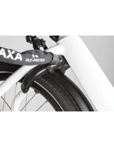 Ringslot Axa Imenso Large Retractable - zwart