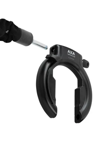 Ringslot Axa Imenso Large Retractable - zwart