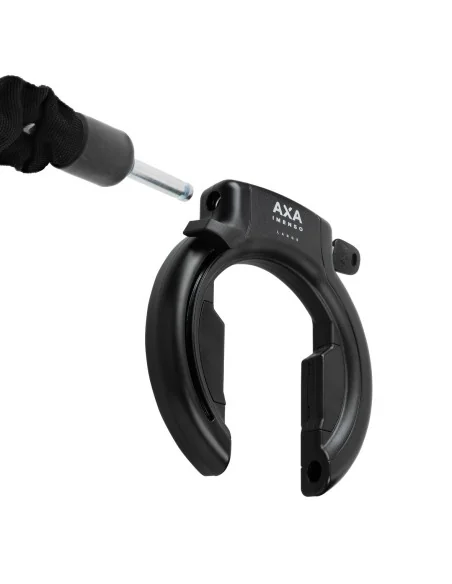Ringslot Axa Imenso Large Retractable - zwart