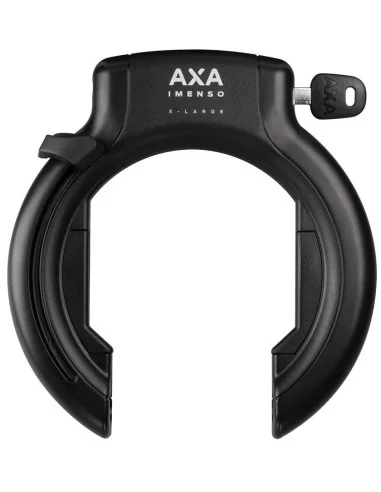 Ringslot Axa Imenso X Large Retractable - zwart