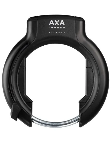 Ringslot Axa Imenso X Large Retractable - zwart