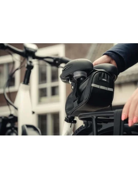 Zadeltas Axa - zwart