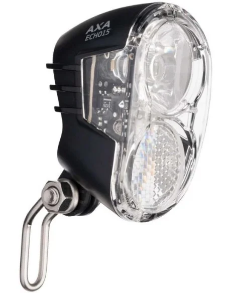 Koplamp Axa Echo15 switch - zwart