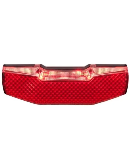 Dragerachterlicht Axa Blueline Steady E 6-12V 80 mm - rood
