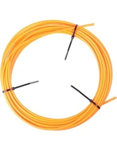 Buitenkabel (rem) Elvedes met teflon voering ø4,9mm - 10 meter op rol - neon oranje