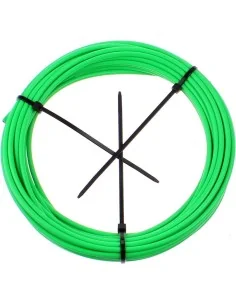 Buitenkabel (rem) Elvedes met teflon voering ø4,9mm - 10 meter op rol - neon groen