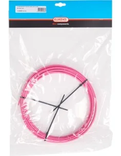 Buitenkabel (rem) Elvedes met teflon voering ø4,9mm - 10 meter op rol - roze