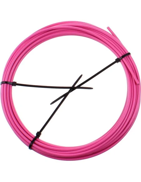 Buitenkabel (rem) Elvedes met teflon voering ø4,9mm - 10 meter op rol - roze