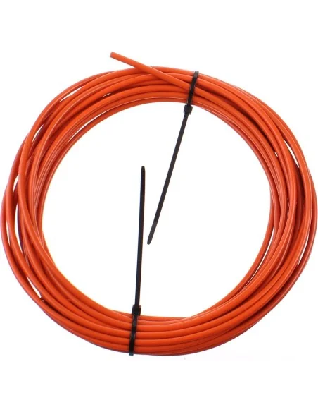 Buitenkabel (rem) Elvedes met teflon voering ø4,9mm - 10 meter op rol - oranje