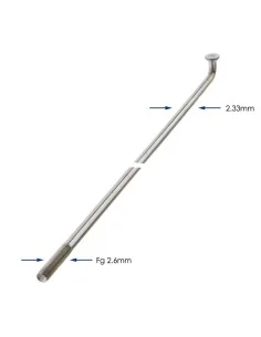 Spaken 236-13 Alpina ø2.33 mm / FG 2.6 - zink (144 stuks) 2