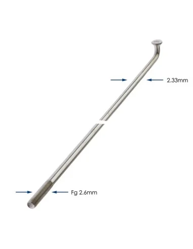 Spaken 236-13 Alpina ø2.33 mm / FG 2.6 - zink (144 stuks)