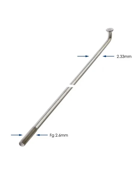 Spaken 236-13 Alpina ø2.33 mm / FG 2.6 - zink (144 stuks)