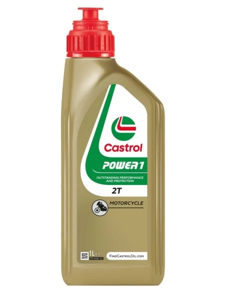 2 takt olie Castrol Power 1 - vol syntetisch - 1 liter