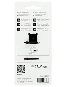 Koplamp Simson USB-C LED lamp pocket - wit 2