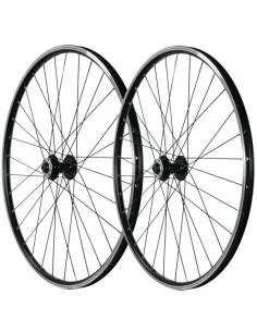 Wielset Rodi Viper 19 28" - 32 spaaks - 6 bouts remschijfbevestiging - 8/9/10/11 speed - zwart - Quick Release