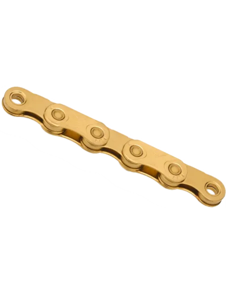 Ketting 12 speed KMC X Flat TiN Gold x 126L Waxed