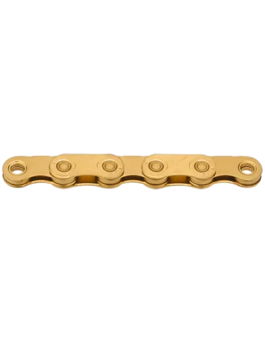 Ketting 12 speed KMC X Flat TiN Gold x 126L Waxed