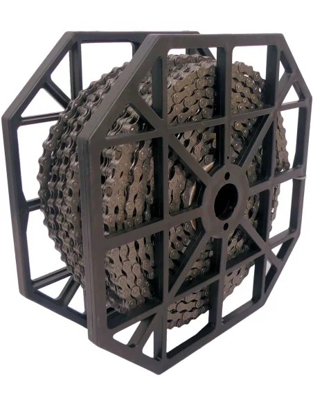 Ketting Single Speed KMC E1 EPT - donker zilver- werkplaatsrol 50 meter