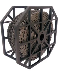 Ketting 9 Speed KMC E9 EPT - donker zilver- werkplaatsrol 50 meter