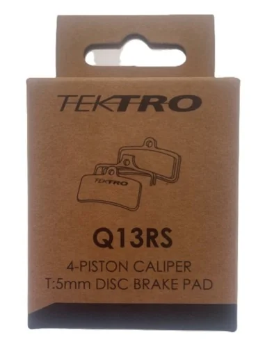 Schijfremblokset Tektro Q13Rs - 5mm - 4 zuiger - Metalic Ceramic Resin