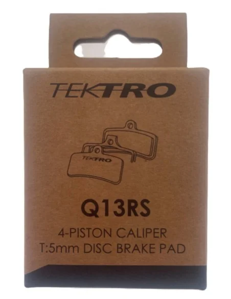 Schijfremblokset Tektro Q13Rs - 5mm - 4 zuiger - Metalic Ceramic Resin