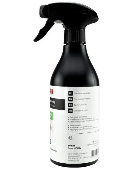 Framewax Simson plantaardig - zwart