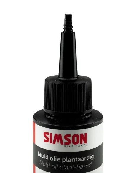 Multi olie Simson plantaardig - zwart/rood