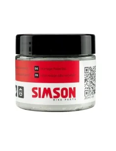 Montagepasta Simson plantaardig - zwart/rood 2