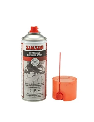 Derailleur Simson Dry Lube Spray 400ml - oranje