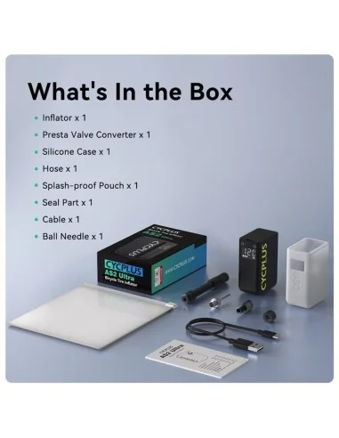 Elektrische accupomp Cycplus AS2 Ultra - zwart