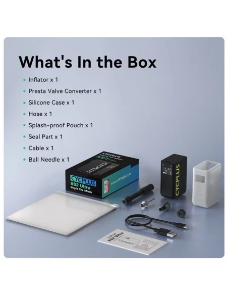 Elektrische accupomp Cycplus AS2 Ultra - zwart