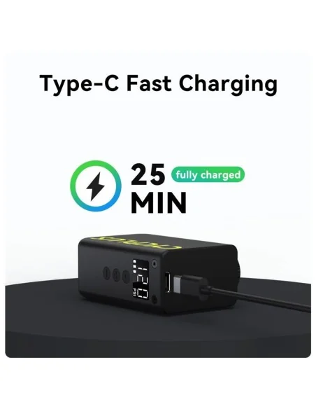 Elektrische accupomp Cycplus AS2 Ultra - zwart