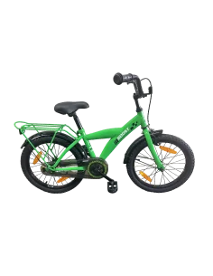 Kinderfiets Bikefun Boost 18 inch met remnaaf - Groen