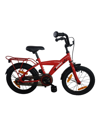 Kinderfiets Bikefun Boost 16 inch met remnaaf - Rood