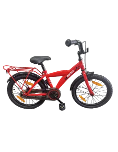 Kinderfiets Bikefun Boost 18 inch met remnaaf - Rood