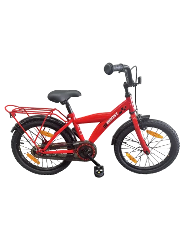 Kinderfiets Bikefun Boost 18 inch met remnaaf - Rood