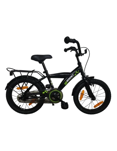 Kinderfiets Bikefun Boost 16 inch met remnaaf - Zwart