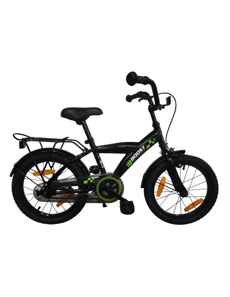Kinderfiets Bikefun Boost 16 inch met remnaaf - Zwart