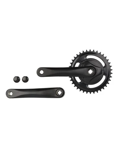 Crankstel Vinty 38T - 170 mm crankarm - zwart