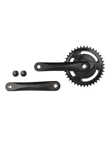 Cranskstel Vinty 38T - 170 mm crankarm - zwart