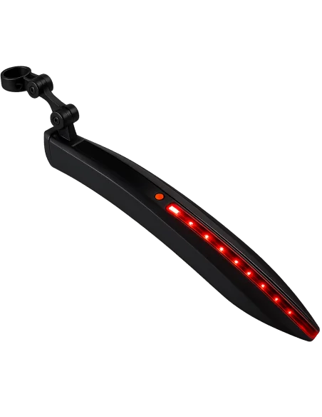 Mirage achterspatbord op zadelpen met QR en LED-strip 24-29 inch